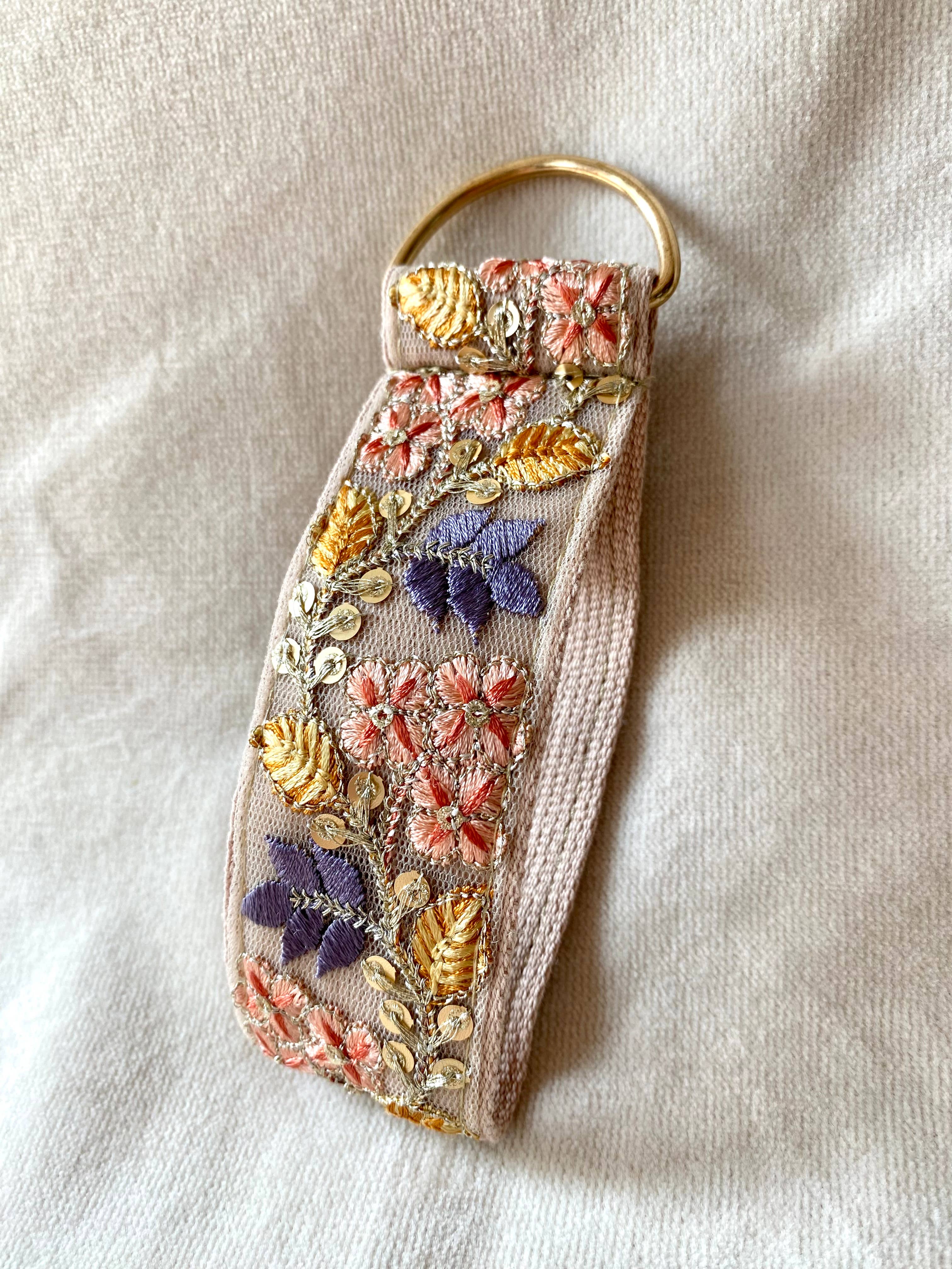 Temple of Treasure - Wholesale Keychain - Women's - Harvest Grapes in Peach - floral keychain - autumn gifts 3