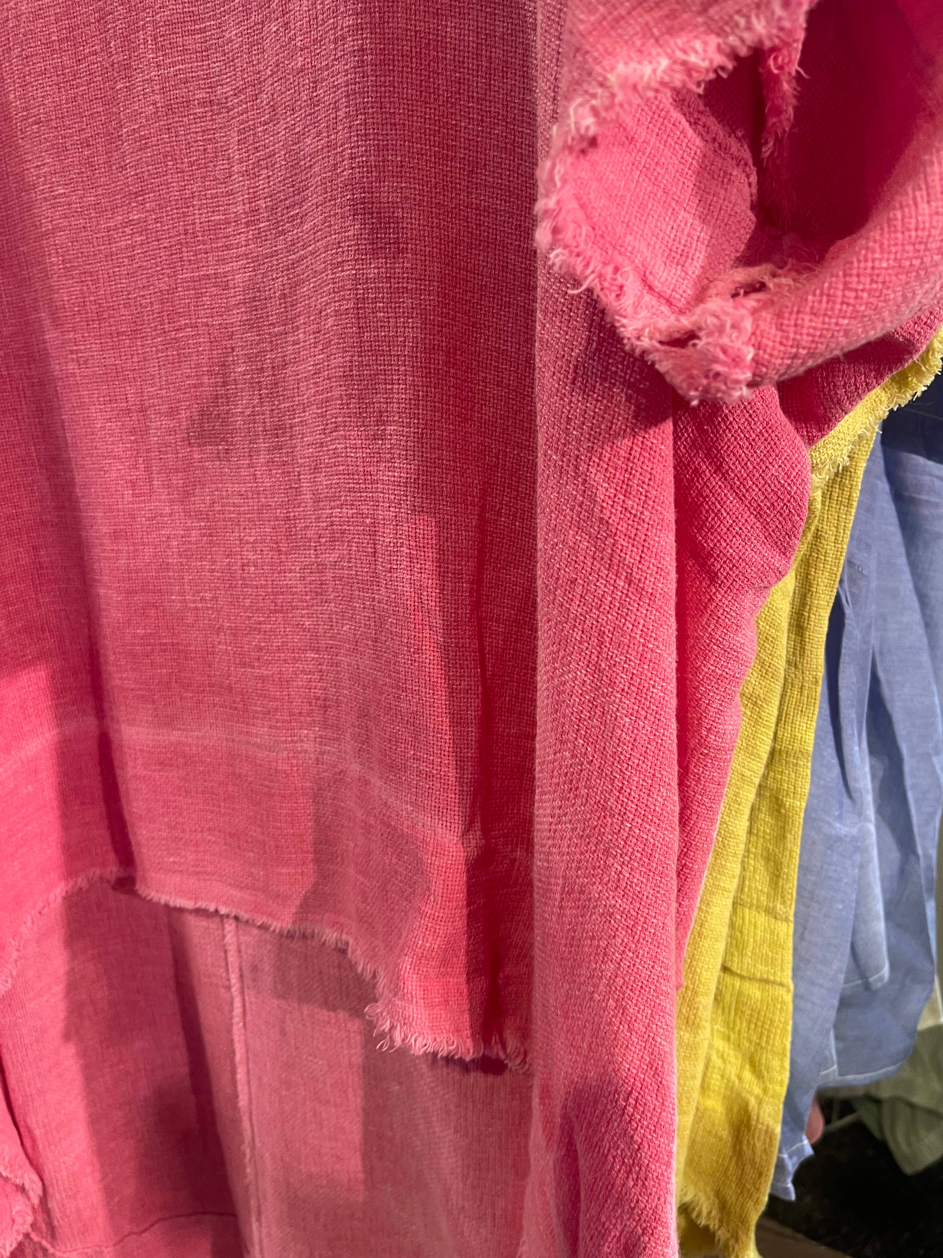 LeParisPetit by I Love Linen - Wholesale Tunic - Women's - High-Low Tunic Top in Mesh Linen2