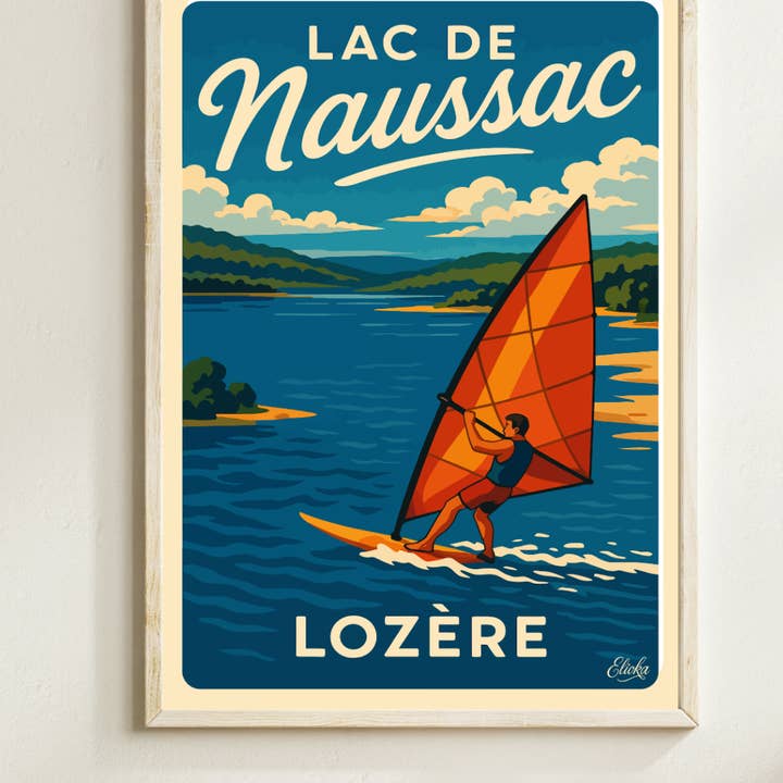ELIOKA - Wholesale Poster - Displays "Lake Naussac" Lozère1