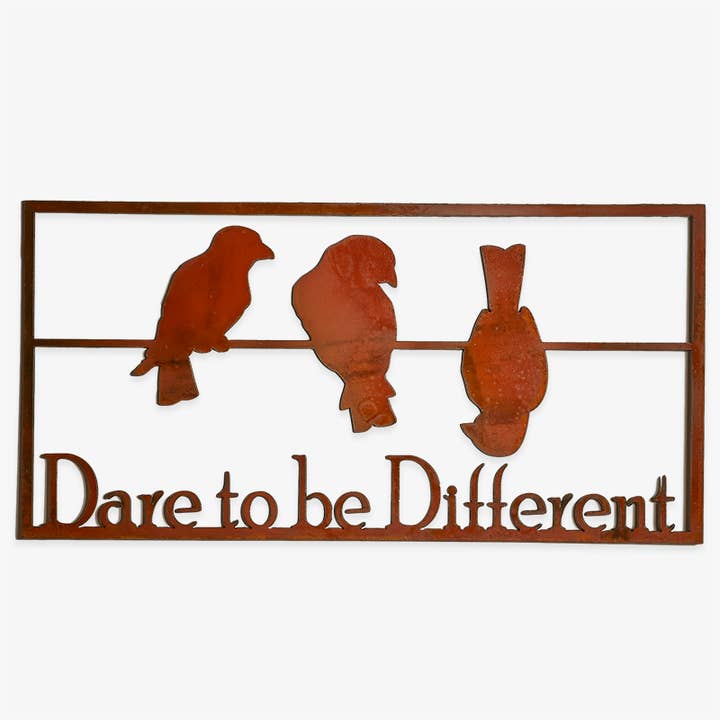 Dare to Be Different Metal Art for wholesale by Elizabeth Keith Designs