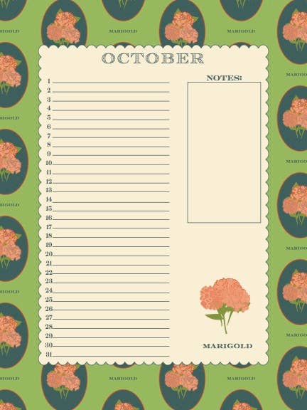 Bloom and Kettle – Großhandel Kalender – Ewiger Blumenkalender für den Geburtsmonat5