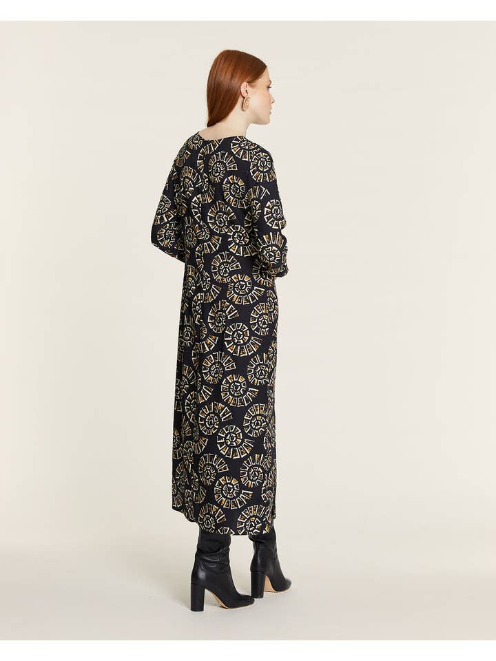 Pepaloves - Wholesale Dress - Women's - VESTIDO CARACOLAS RECTO CON FRUNCIDO2