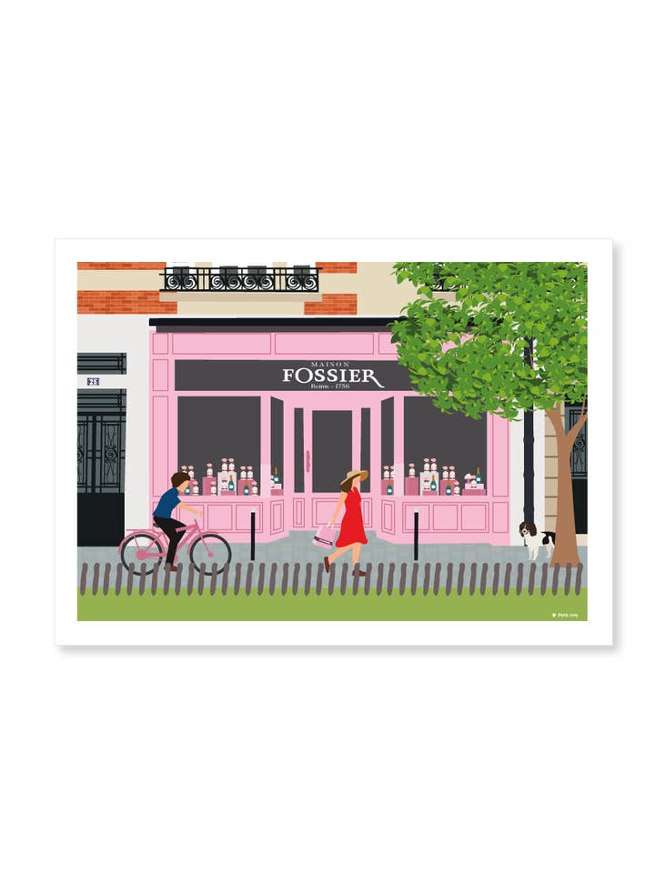 Póster Maison Fossier de Reims para venta al por mayor de Petit Coq