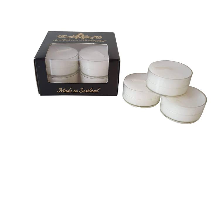 Baby Pulver Tea Lights for engroshandel hos St Andrews Handcrafted