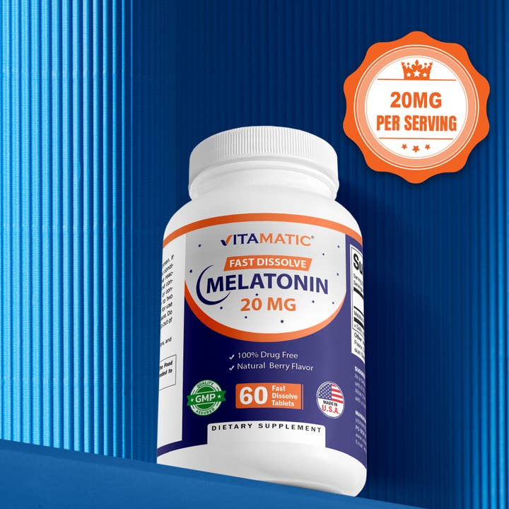 Vitamatic - Wholesale Oral Supplement/Vitamin - Vitamatic Melatonin 20mg | 60 Tablets4