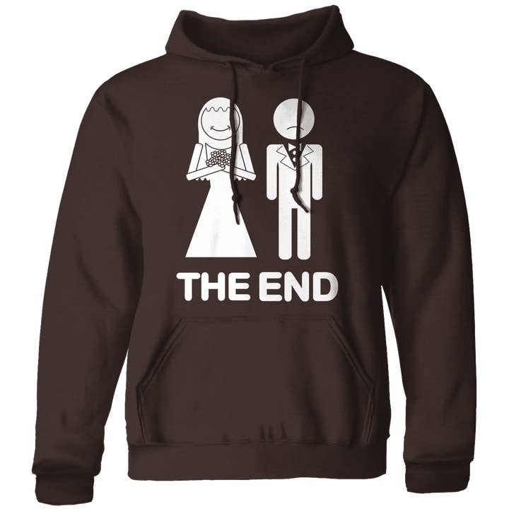 Stick The End - 7.8 oz Fleece Hoodie for wholesale by Jester Clothing Company