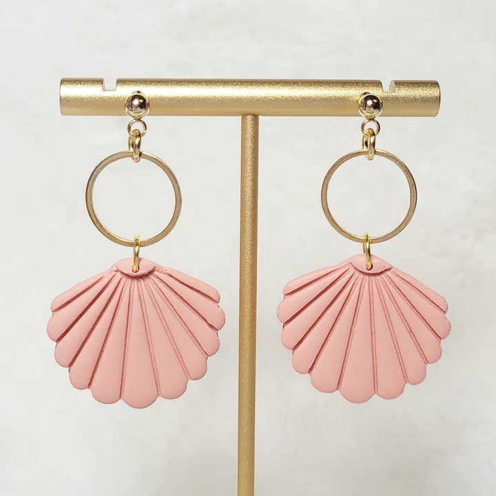 Shell dangles for wholesale by Spiegel Clay