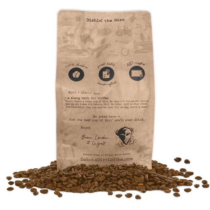 Dakota Dirt Coffee Company - Wholesale Coffee Beans - Frozen Tundra (Medium/Light Roast)