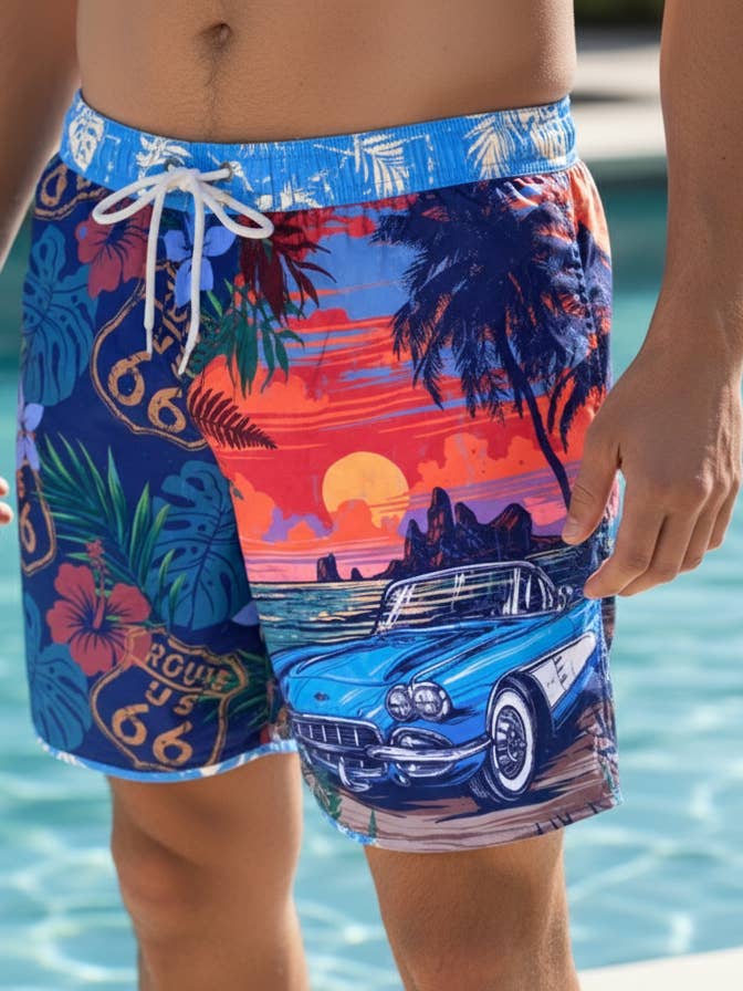 Sunset ‘Vette Trunks for wholesale by Trunkers