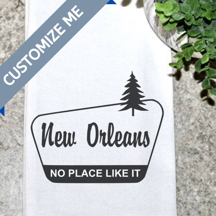Name drop no place like it custom for wholesale by Geez Louise Goods