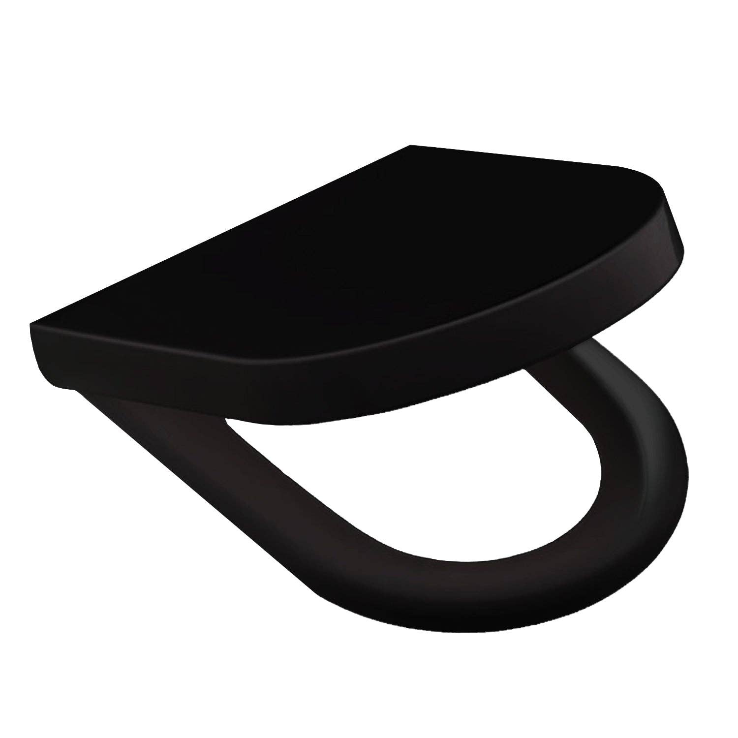 Stilform Handels GmbH - Wholesale Toilet Paper Holder - “Modern” toilet seat with soft-close mechanism in matt black (duroplast)3