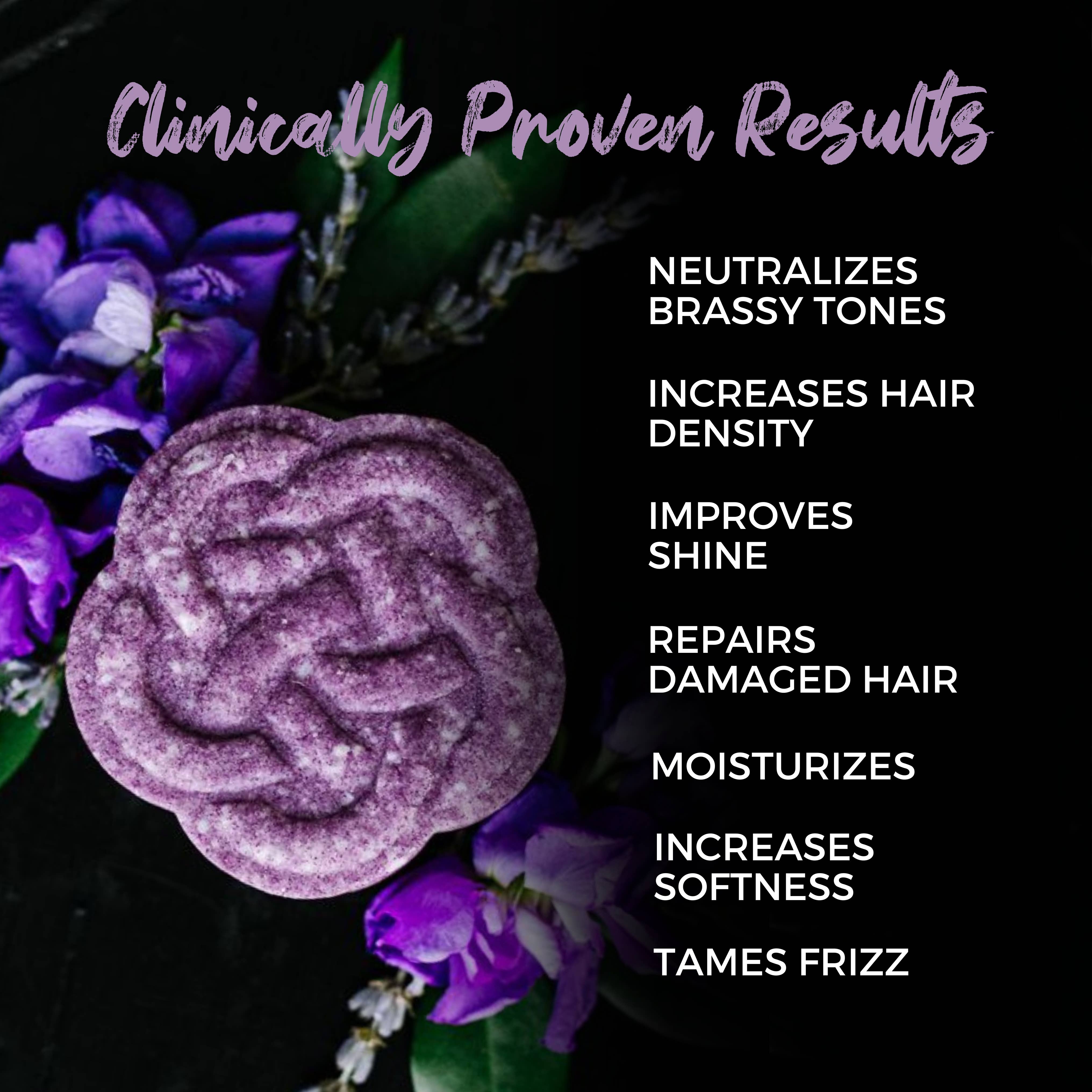 Viori Beauty - Wholesale Shampoo Puck/Solid Shampoo - Biotin Purple-Toning Shampoo Bar for Blonde & Gray Hair 2