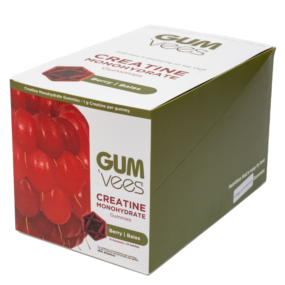GUM'vees – Engroshandel Kosttilskud og vitaminer – Creatin-gummier – krukke med 90 stk.8