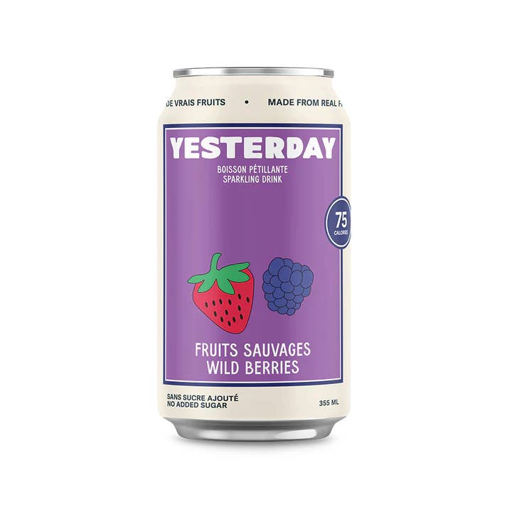 Weekly Provisions – wholesale Soda/carbonated drink – Sparkling wild fruit juice - Yesterday