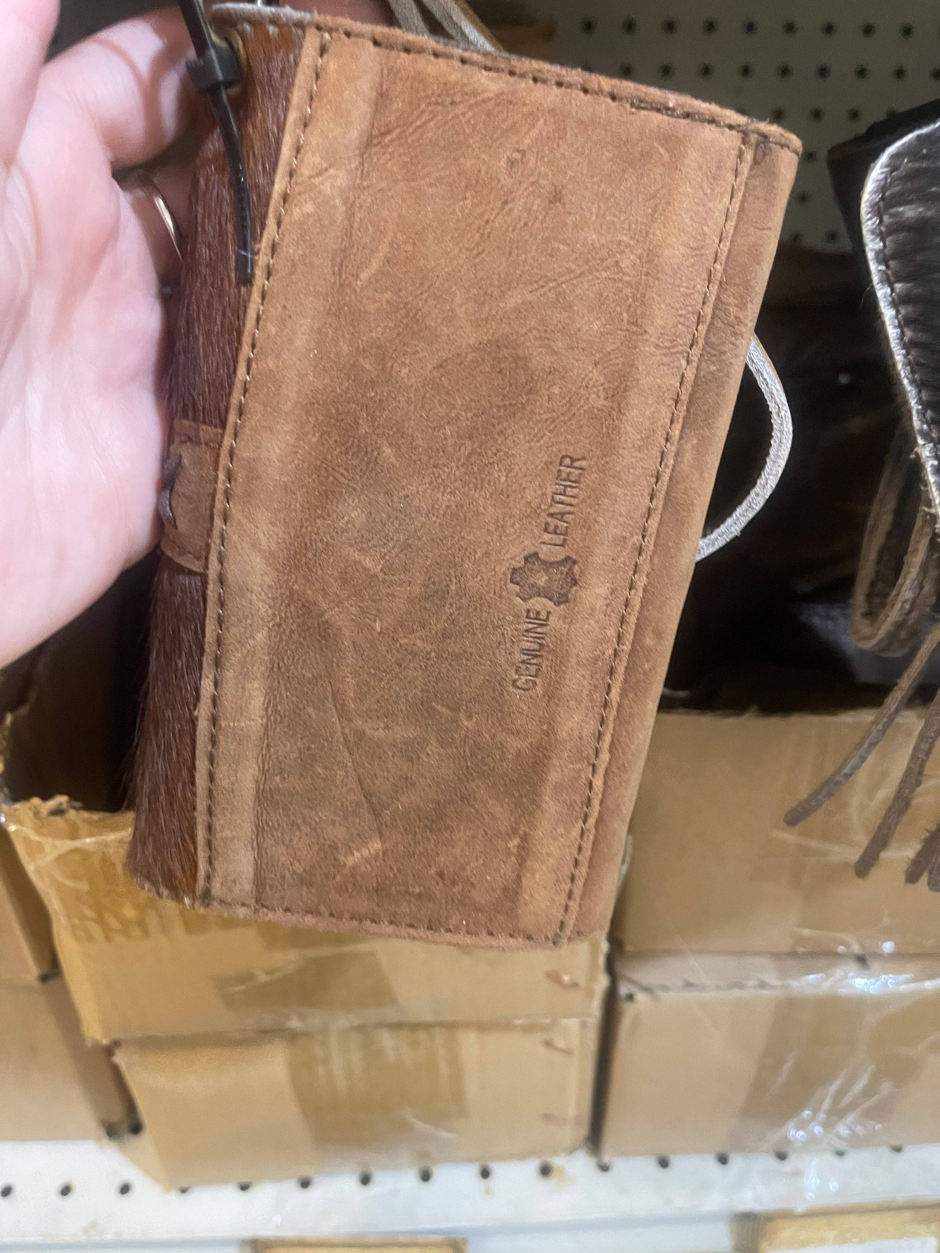 Broads Market - Venta al por mayor Bolso muñequera - Cartera muñequera de piel de vaca trenzada5