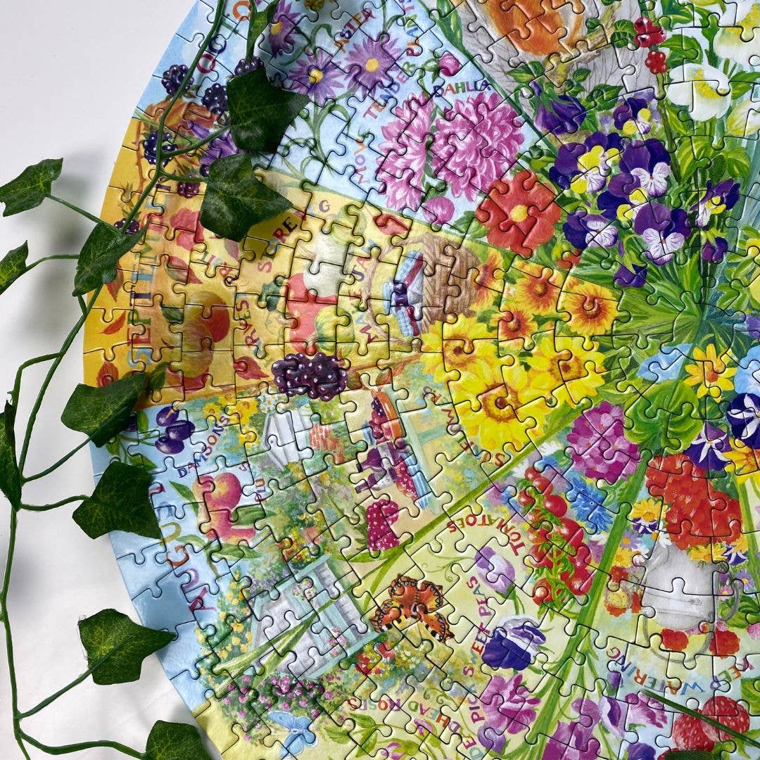 Gibsons Games Inc - Wholesale Puzzle - Adult - A Year in the Garden 500 Piece Jigsaw Puzzle5