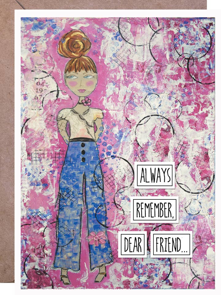 Trying To Figure Out How To Be As Awesome As You Friend Card for wholesale by Redefining She