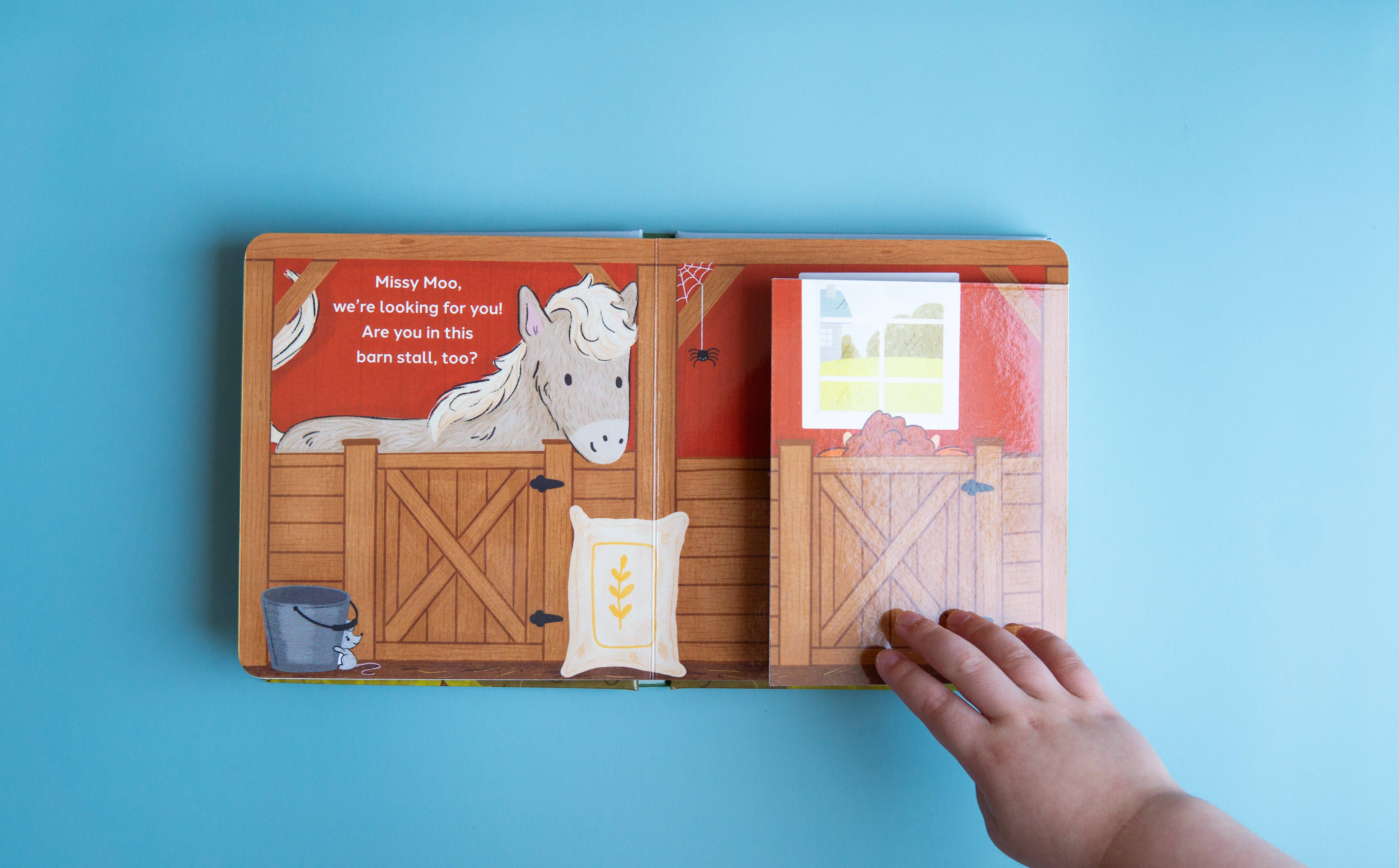 Brown Paper Fox - Wholesale Baby & Toddler Book (0-2) - Peek-a-Boo Missy Moo! Lift-the-Flap Board Book6