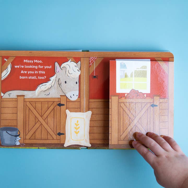 Brown Paper Fox - Wholesale Baby & Toddler Book (0-2) - Peek-a-Boo Missy Moo! Lift-the-Flap Board Book6