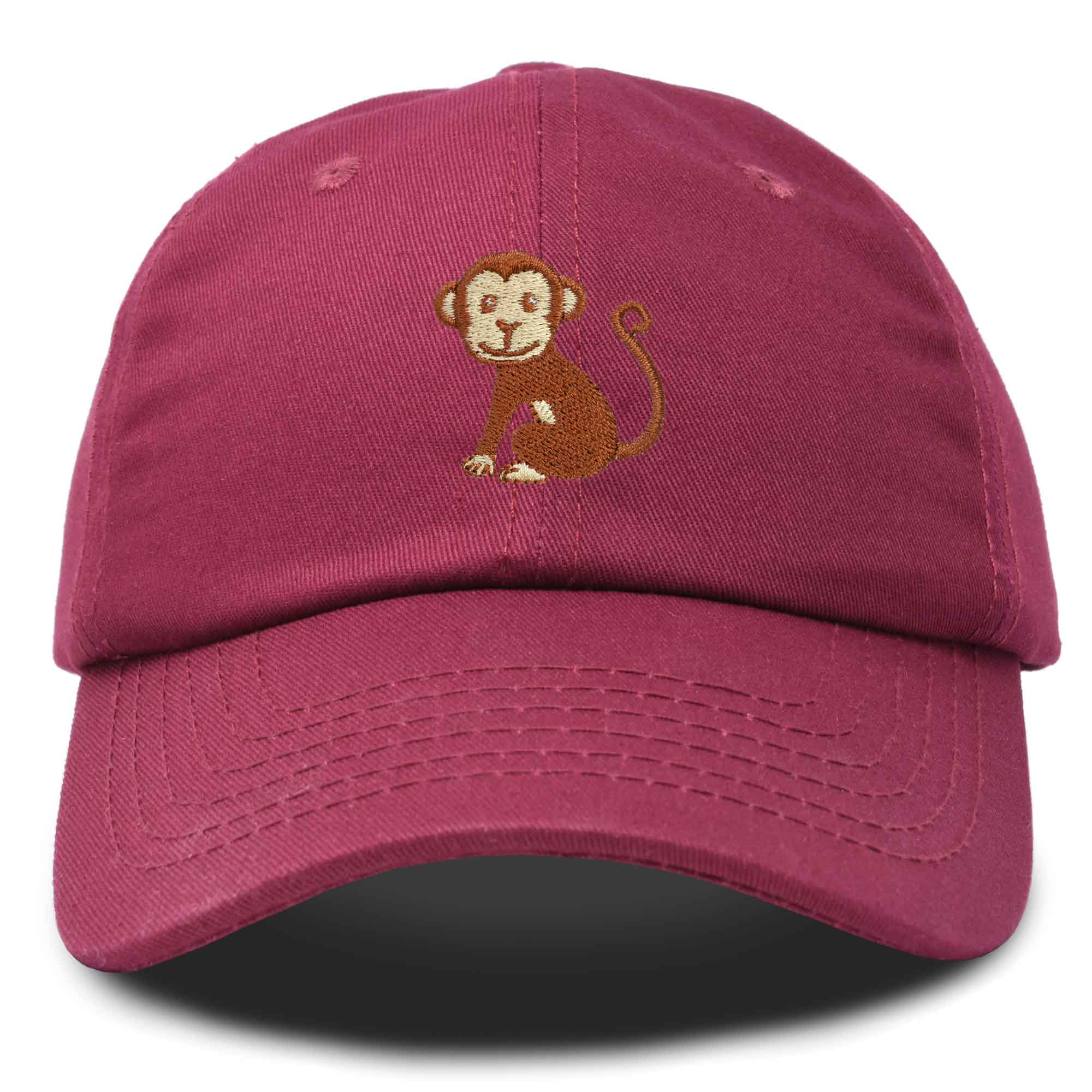Dalix – Großhandel Basecap – Kinder – DALIX Cute Monkey Kinderhut bestickte Ballkappe Mädchen Jungen20