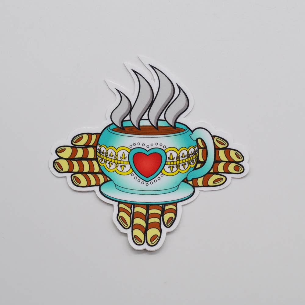 Metal the Brand - Wholesale Sticker - Piñon Coffee Zia - Sticker