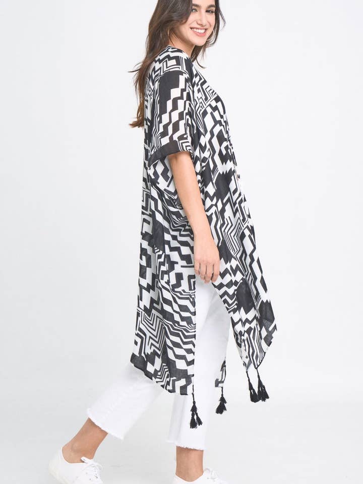 Ellison+Young - Wholesale Kimono - Women's - Geometric Art Kimono10