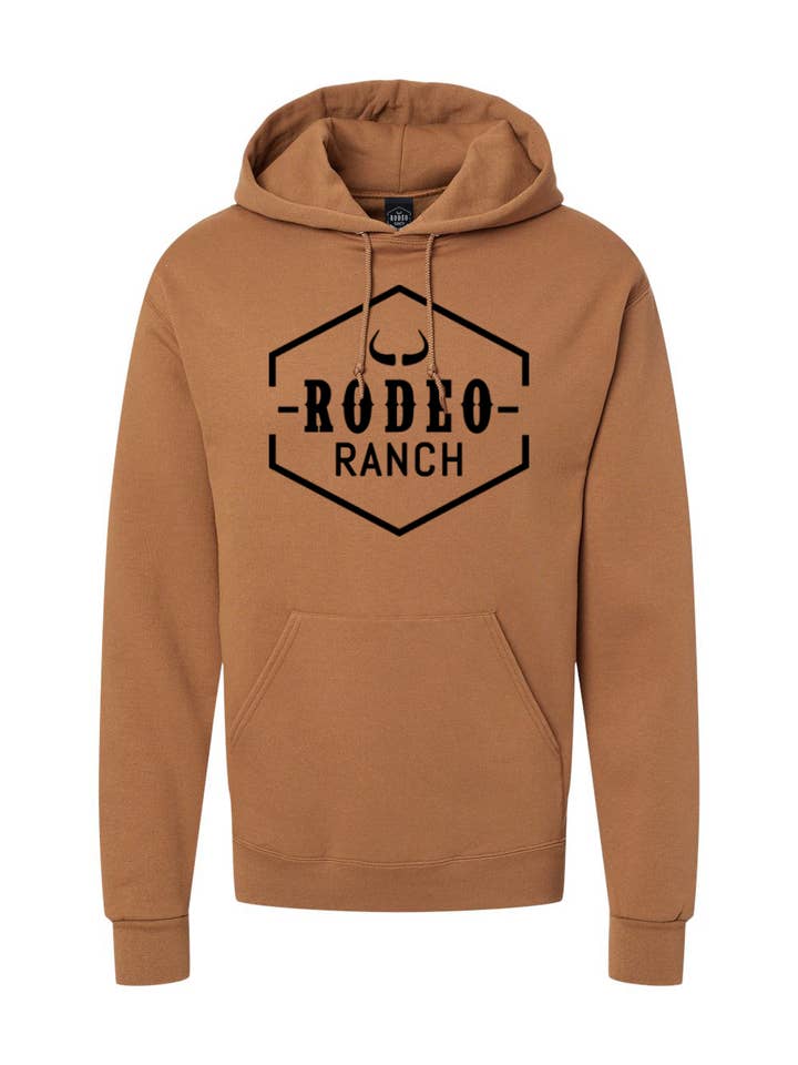 Rodeo Ranch - Wholesale Hoodie - Unisex - Rodeo Ranch Classic Logo Hoodie - Golden Pecan