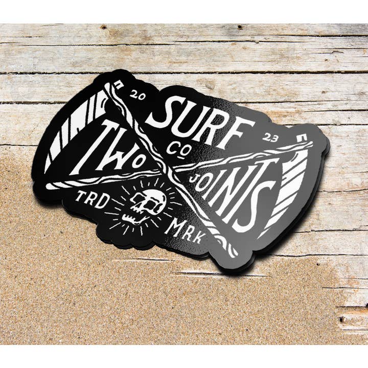 Muerte Decal for wholesale by Two Joints Surf Co.