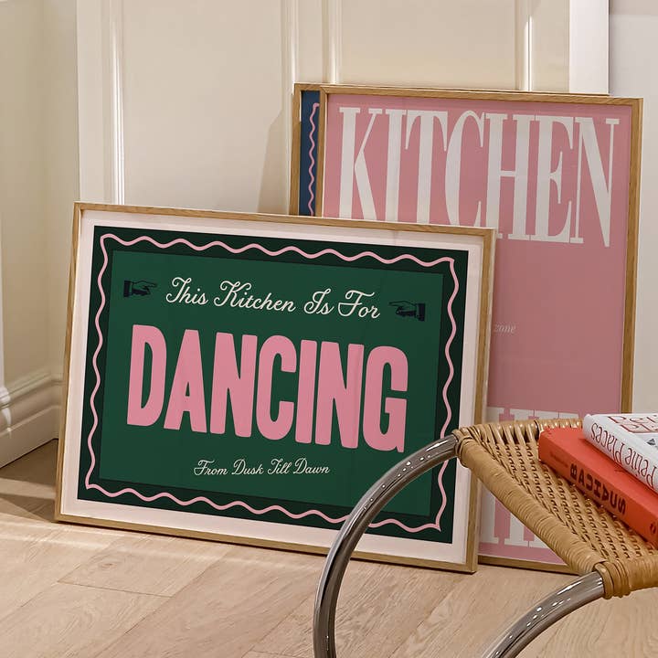 Stampa «Questa cucina è per ballare» per la vendita all'ingrosso da parte di HollieGraphik