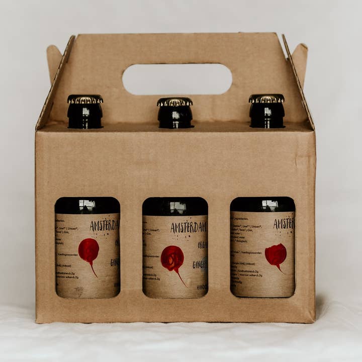 Six-pack of Ginger Beer for wholesale by Amsterdam City Farm