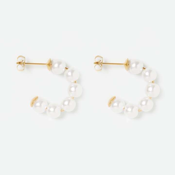 Lysel Hoop for wholesale by GLAM & GLORY Jewels made with love