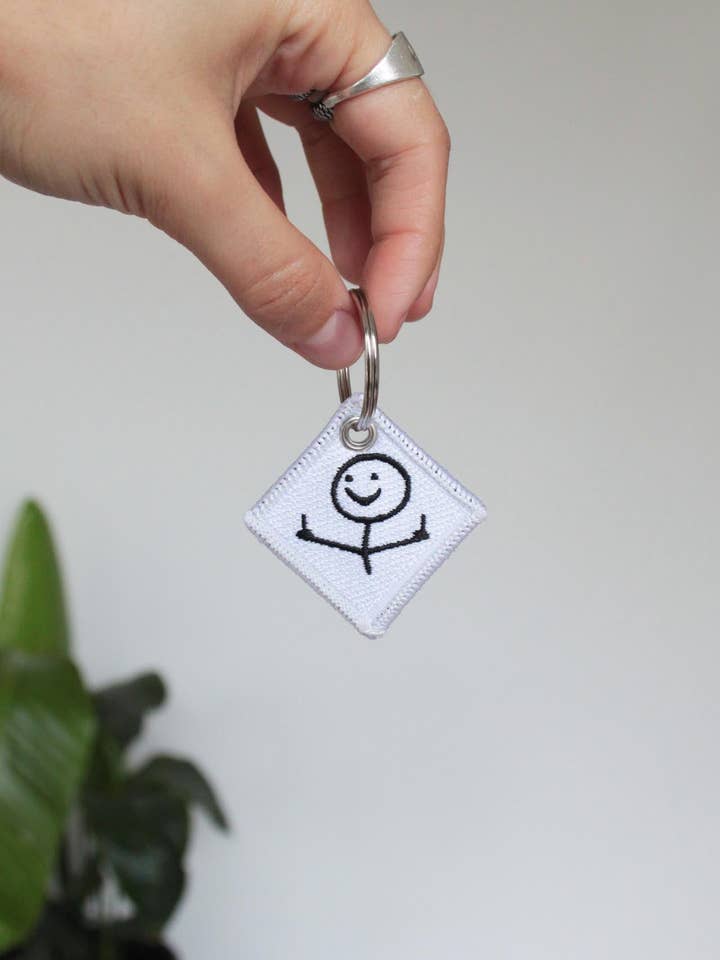 Stickman - Keychain for wholesale by Sara's threads