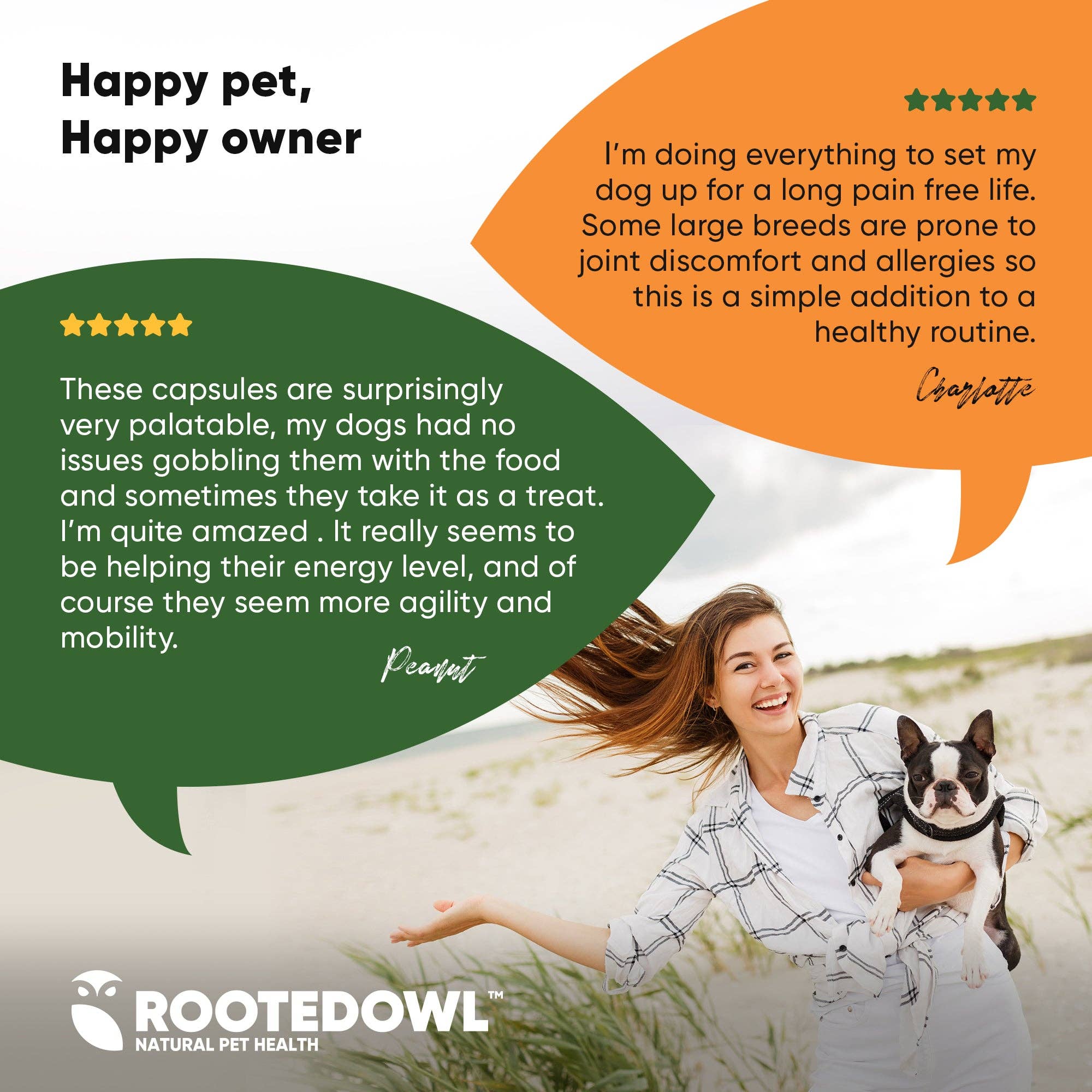 Rooted Owl® Natural Pet Health – wholesale Pet supplement – Cat/dog – Turmeric6