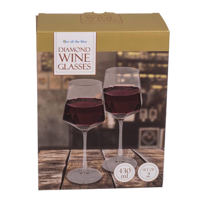 Out of the blue KG - Wholesale Wine Glass - Diamond Wine Glasses,1