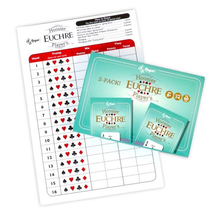 Regal Games - Vente Jeux de cartes - Jeu de cartes Regal Games Euchre - Pack de 65