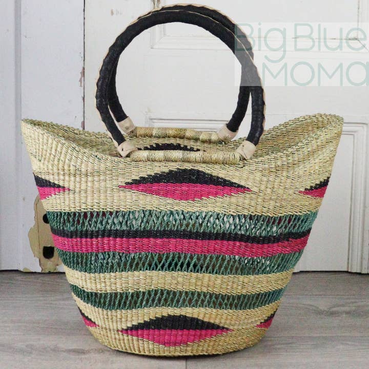 Big Blue Moma - Wholesale Grocery/Shopping Bag - U Shopper Large - Traditional Palette24