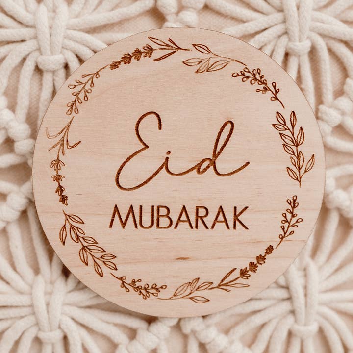 Ellizshop – wholesale Milestone art/keepsake – Child & baby – Milestone — Eid Mubarak — Newborn Shooting Baby
