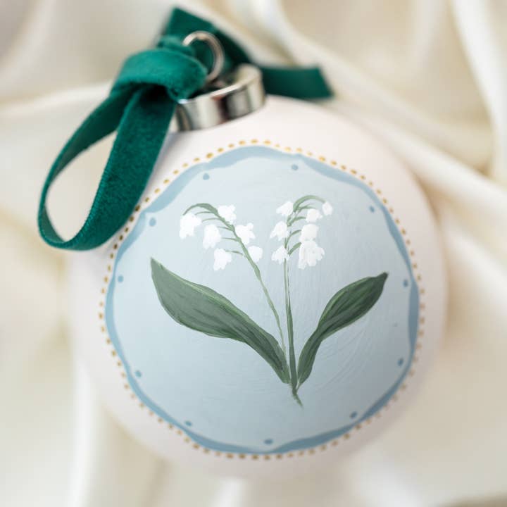 Lily of the Valley Ornament for wholesale by Three Eleven