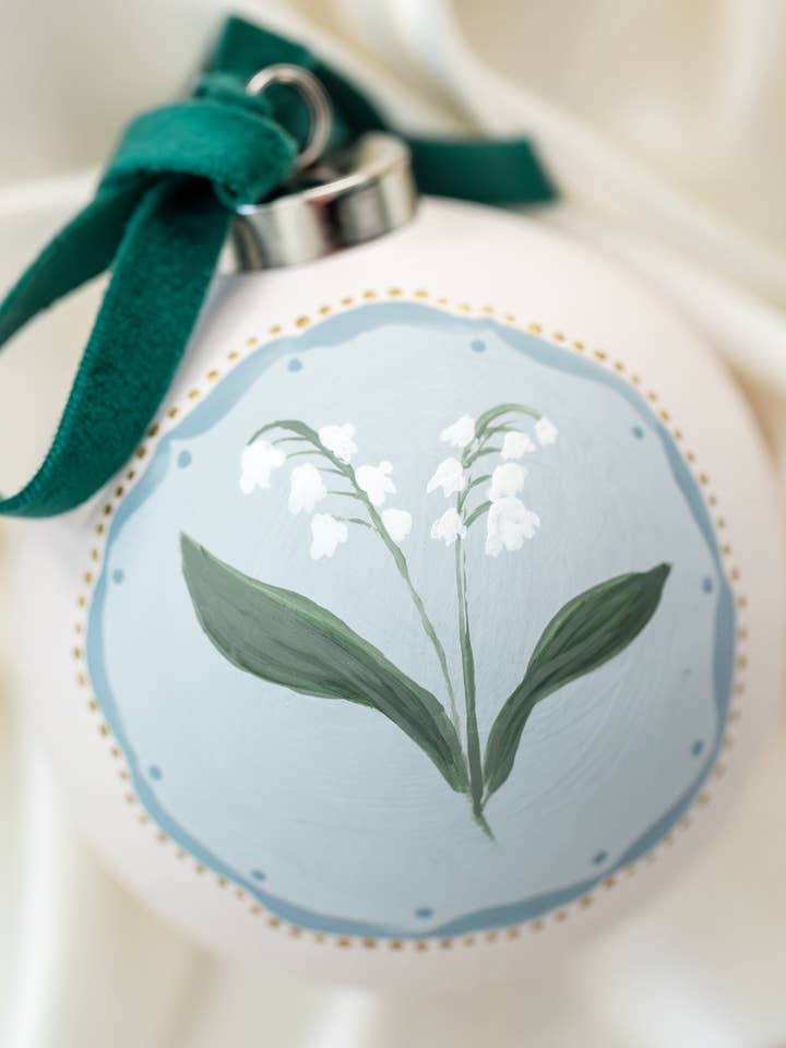 Lily of the Valley Ornament for wholesale by Three Eleven