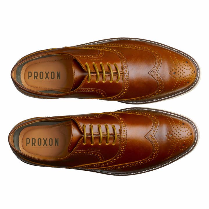 PROXON PREMIUM WORKWEAR - Wholesale Oxford Shoes - Men's - STEEL TOE OXFORD SHOE VOLTA AMBER