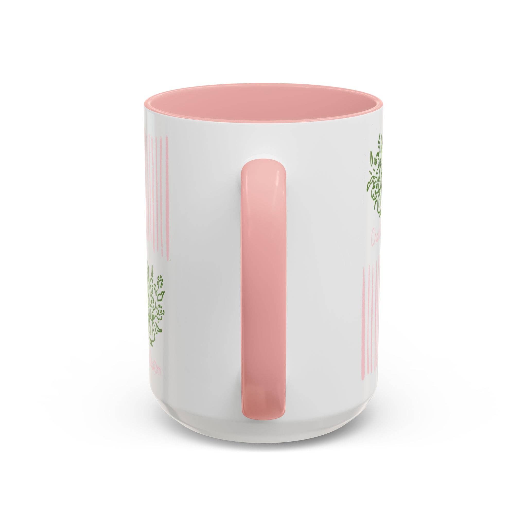 Pink CHARLESTON FLORAL- Mug 15oz for wholesale on Faire3