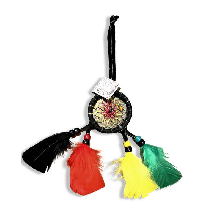 Sanyork Fair Trade - Wholesale Dream Catcher - Dream Catcher Hand Made Decorative 2" Assorted Colors1