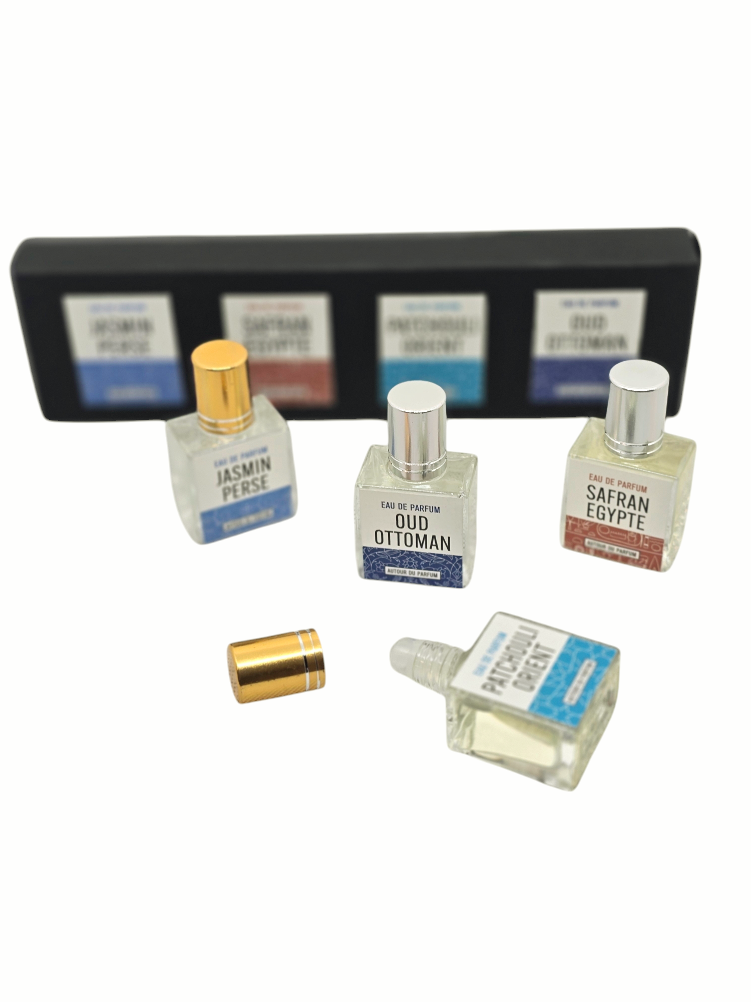 Autour Du Parfum - Vente Parfum/Eau de toilette - Eau de parfum: Coffret de 4 Eaux de parfum 10ML roll-on2