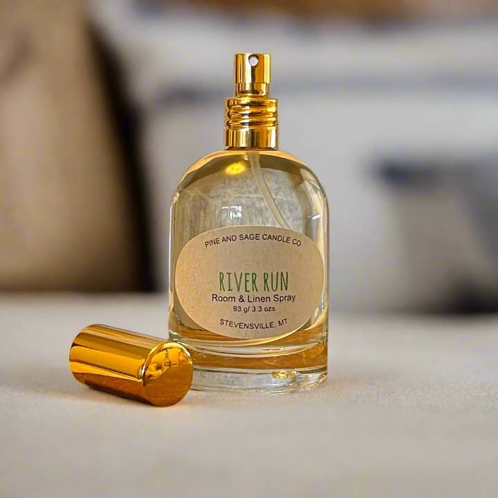 Spray pour chambre et linge - River Run pour la vente par Pine and Sage Candles