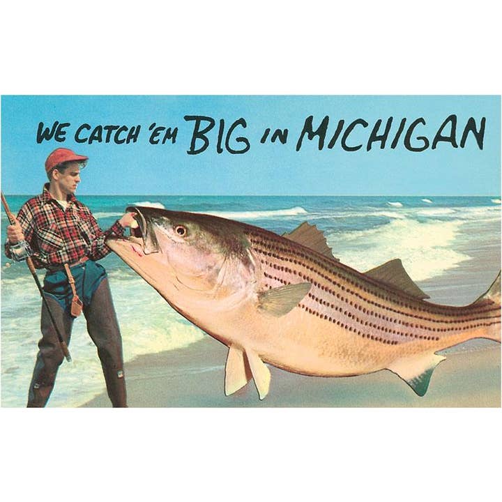 Found Image Press - Wholesale Magnet - Magnet MI-703 We Catch 'em Big