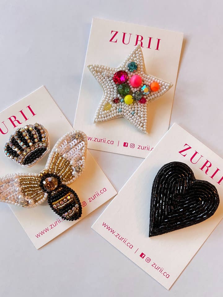 Queen bee brooch for wholesale by Zurii.ca