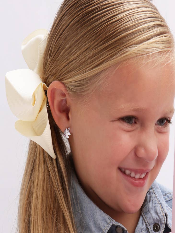 Screw Back Earrings for Kids Gold & Silver
