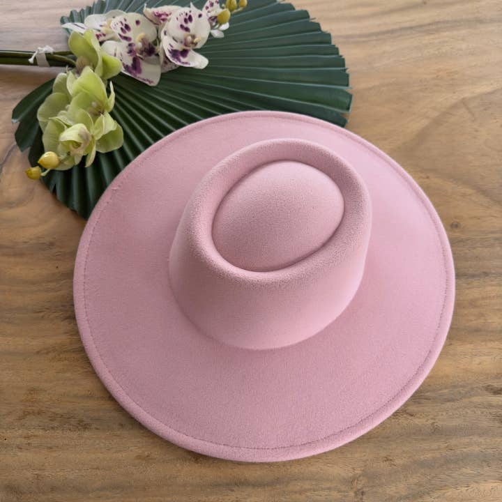 Queens INC - Wholesale Boater Hat - Women's - WIDE BRIM BOATER HAT 4