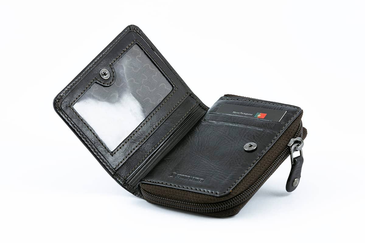 Lupel & Rubre - Wholesale Portemonnee - Heren - Leren en aluminium portemonnee anti-RFID1