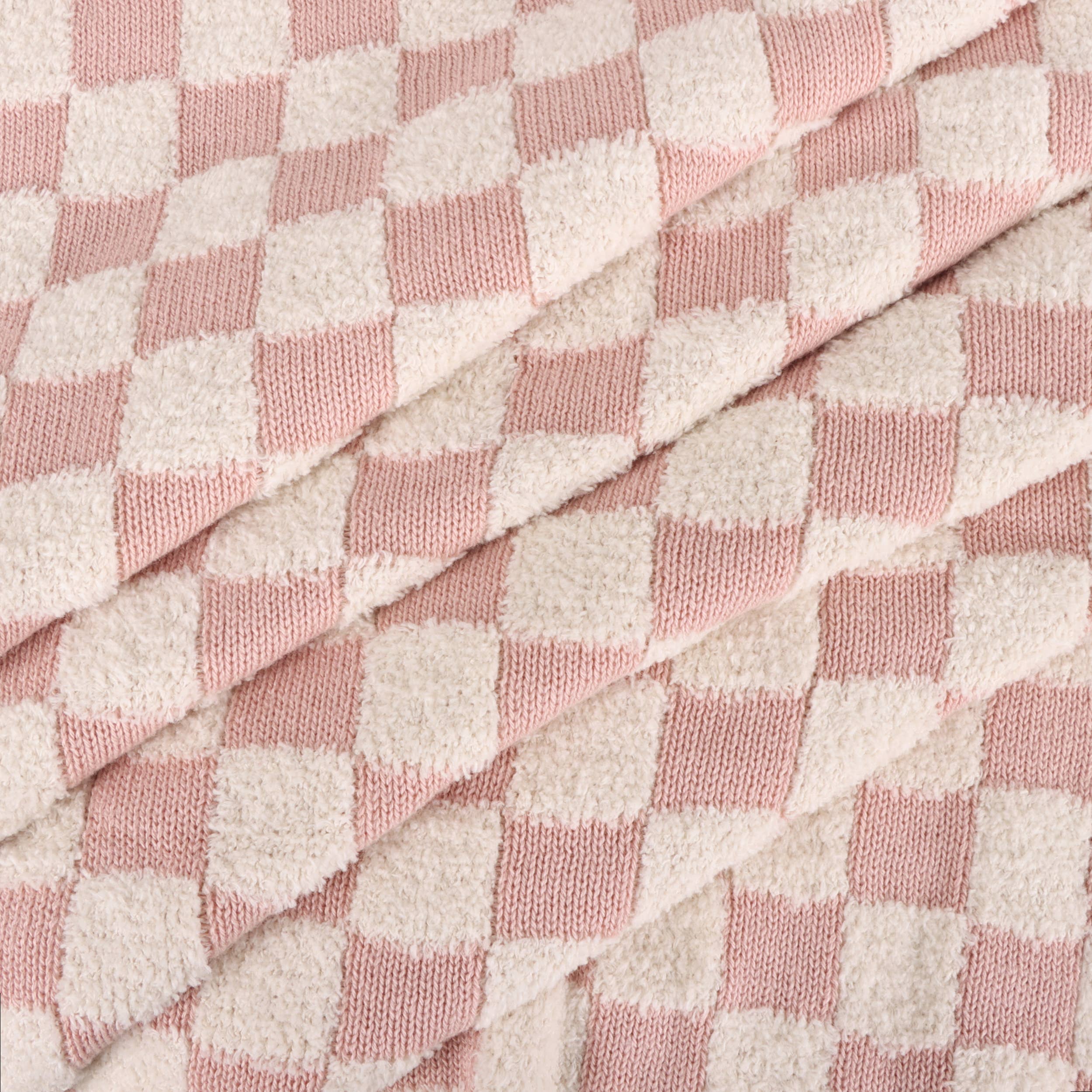 Viverano Organics - Venta al por mayor Manta de cama - Niños y bebés - A cuadros - Manta de bebé de punto de rizo (Orgánica)5